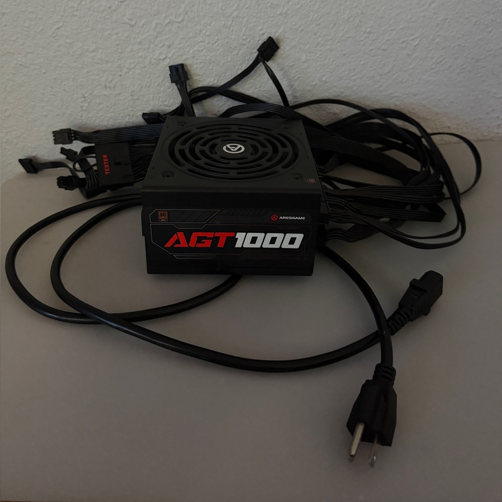 ARESGAME POWER 1000w Power Supply, Fully Modular, 80+ Gold‎ PSU